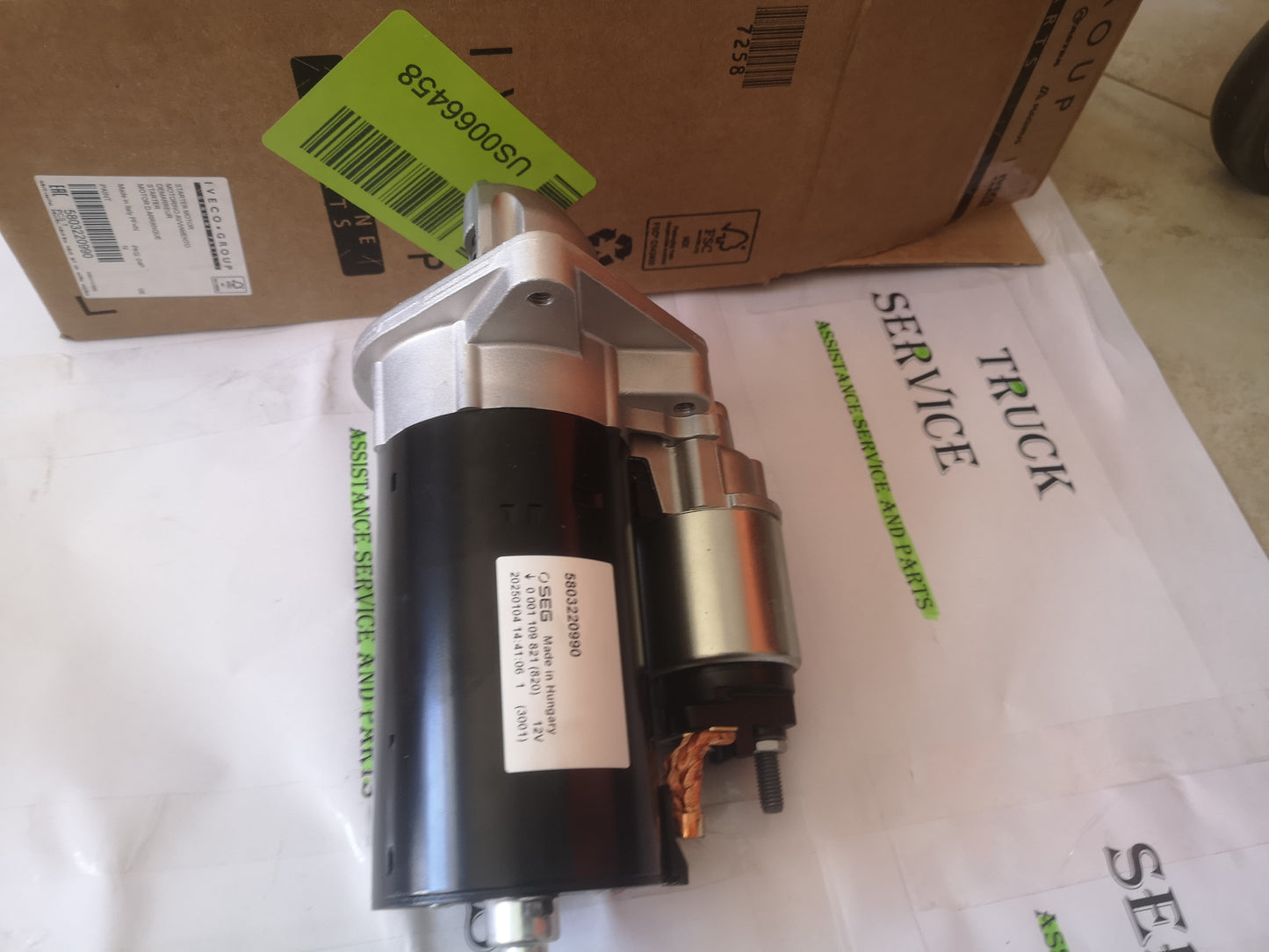 Alternatore Originale IVECO Daily 14V 55A - Ricambio OEM 4808509 - New Daily (1990-2000)