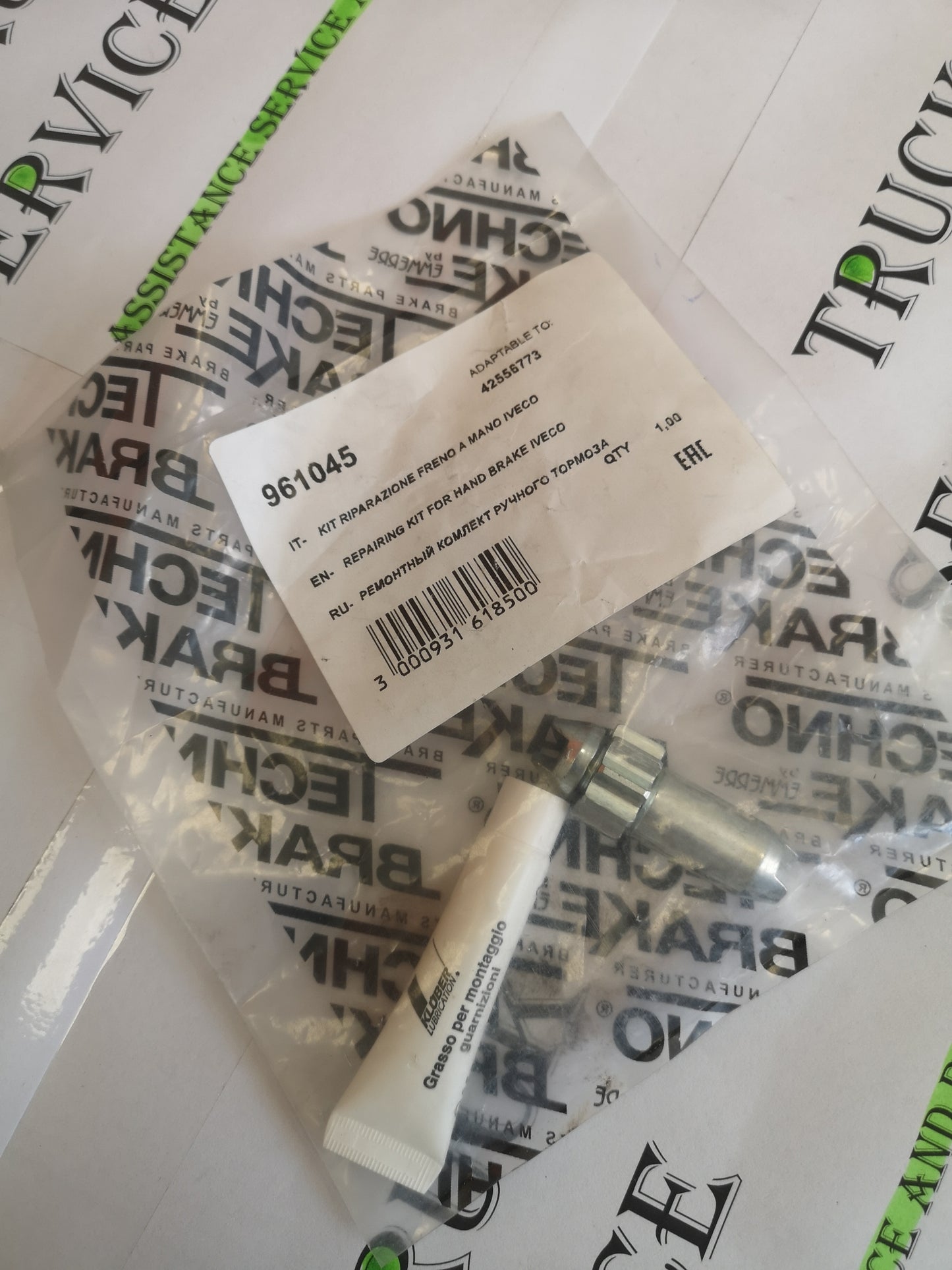 Kit Riparazione Freno a Mano IVECO Daily - Ricambio OEM 961045 / 42536259 / 42556773 - Per Tamburo Posteriore (1990-2019)