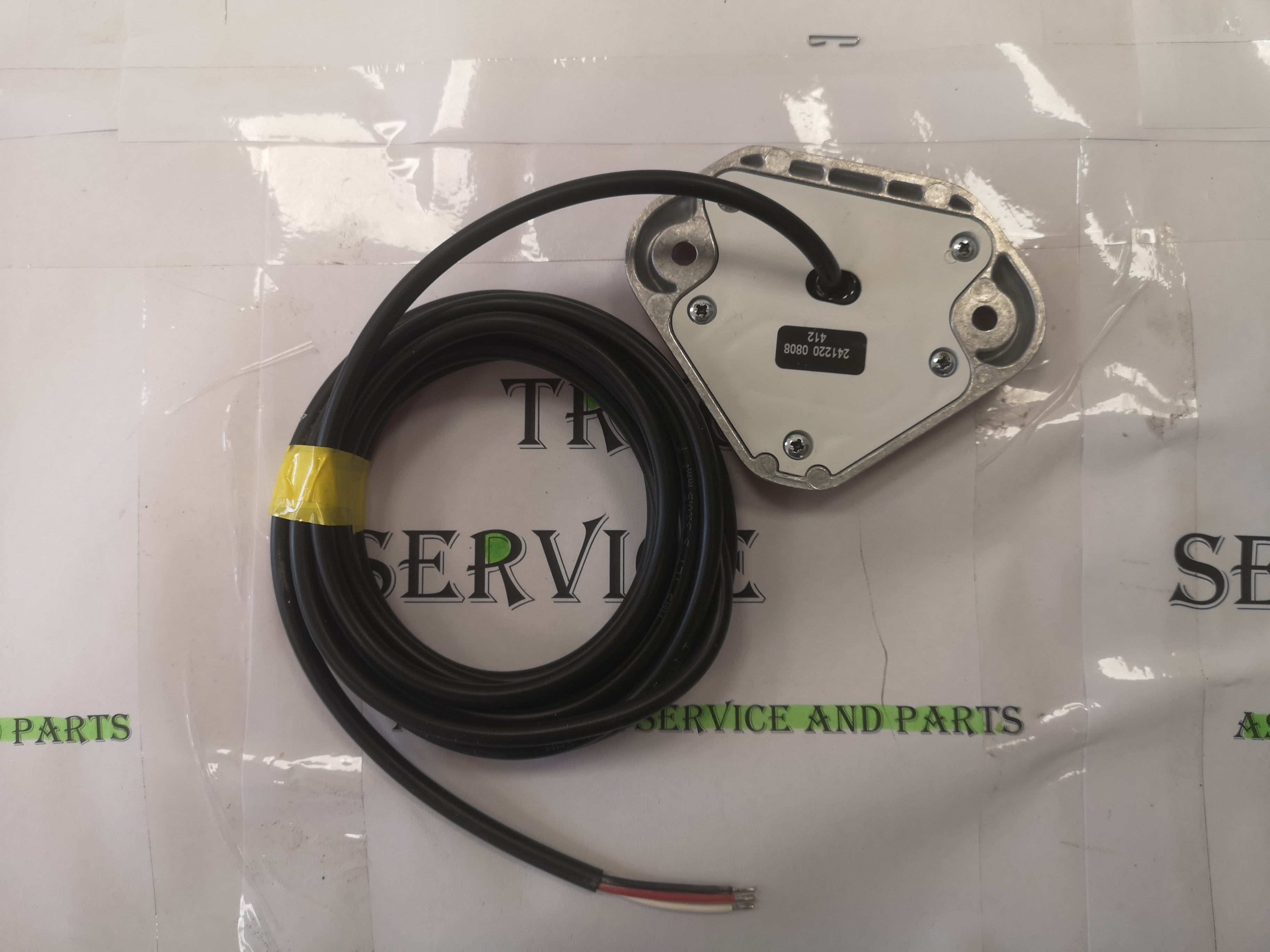 Segnalatore Sponda Idraulica LED 12/24V Arancio con Intermittenza Integrata